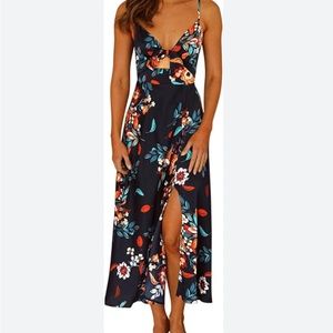 Petal and Pup front tie dress size 4 cutout